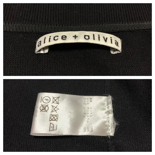 Alice+Olivia - 美品 alice+olivia 透かしレース刺繍 ニット