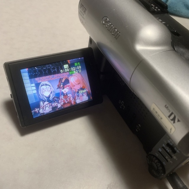 Canon(キヤノン)の動作品　Canon  miniDVビデオカメラ　FV1 スマホ/家電/カメラのカメラ(ビデオカメラ)の商品写真