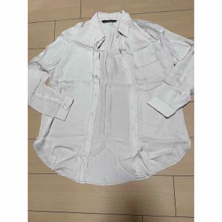 ザラ(ZARA)のZARA サテンシャツ(シャツ/ブラウス(長袖/七分))