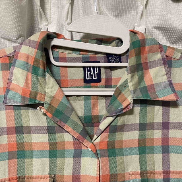 GAP(ギャップ)の90年代 OLD GAP ギャップ 長袖 ボックス シャツ レディースのトップス(シャツ/ブラウス(長袖/七分))の商品写真