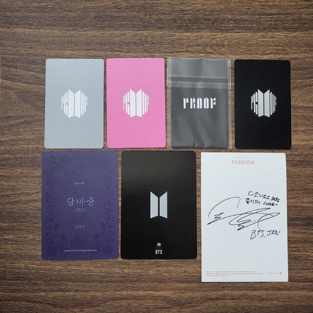 BTS ジン JIN トレカ proof collector’s  ホログラム