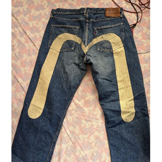 EVISUエヴィスジーンズ デニムパンツ 33㌅ カモメ イエロー-