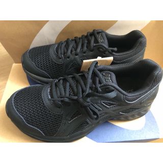 アシックス(asics)のasics 24.0 ブラック　(スニーカー)