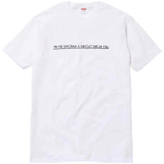 シュプリーム(Supreme)のSupreme Basquiat Pay For Soup Tee バスキア(Tシャツ/カットソー(半袖/袖なし))