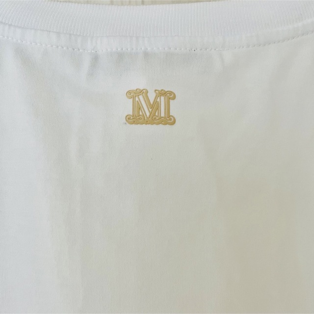 Max Mara(マックスマーラ)の【新品未使用】MAX MARA ロゴTシャツ ベージュ レディースのトップス(Tシャツ(半袖/袖なし))の商品写真