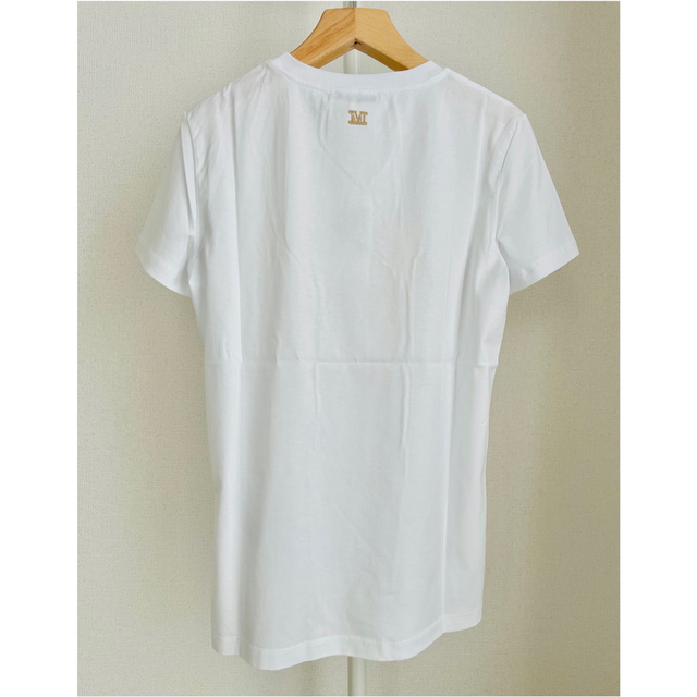 Max Mara(マックスマーラ)の【新品未使用】MAX MARA ロゴTシャツ ベージュ レディースのトップス(Tシャツ(半袖/袖なし))の商品写真