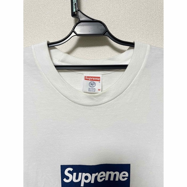 supreme yankees box logo Tシャツ 白 M