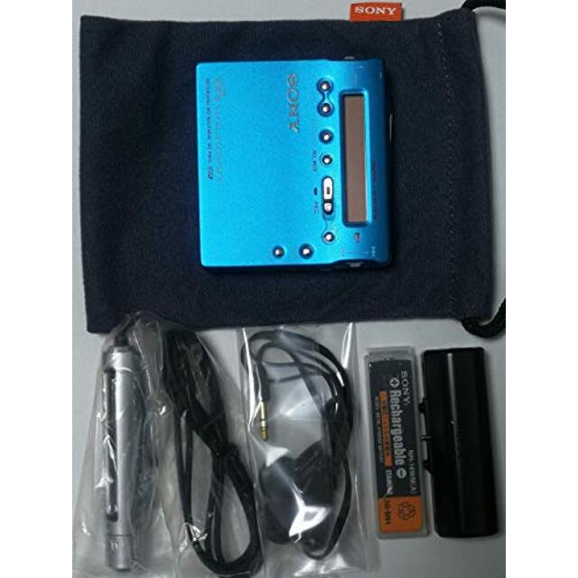 (中古）SONY ソニー MZ-R900（L） ブルー ポータブルMDプレーヤー MDLP対応 （MD録音再生兼用機/MDウォークマン/レコーダー）