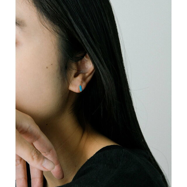 URBAN RESEARCH(アーバンリサーチ)の【Turquoise】METIER Astra Hexa Turquoise Stud レディースのアクセサリー(ピアス)の商品写真