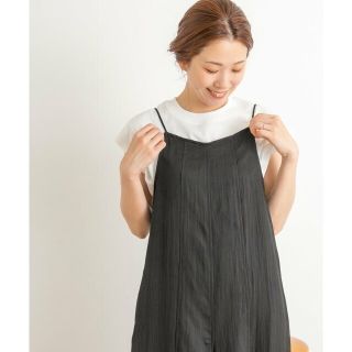 サニーレーベル(Sonny Label)の【ブラック】GLASSY SEA BACK DESIGN ALLINONE(サロペット/オーバーオール)