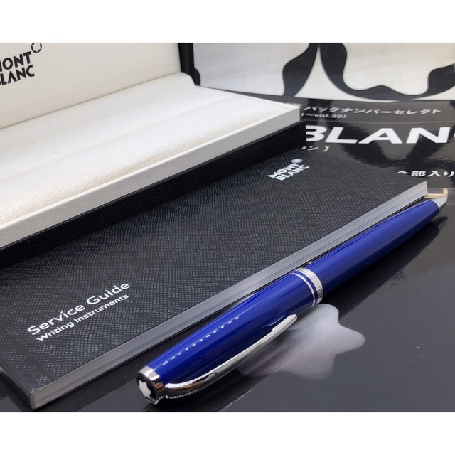 MONTBLANC(モンブラン)の未使用に近い完売クルーズコレクション114353濃紺ボディ＆プラチナ★モンブラン インテリア/住まい/日用品の文房具(ペン/マーカー)の商品写真