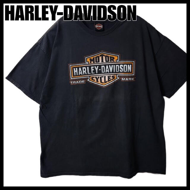 Harley Davidson - 【希少】 ハーレーダビッドソン 両面プリント T 