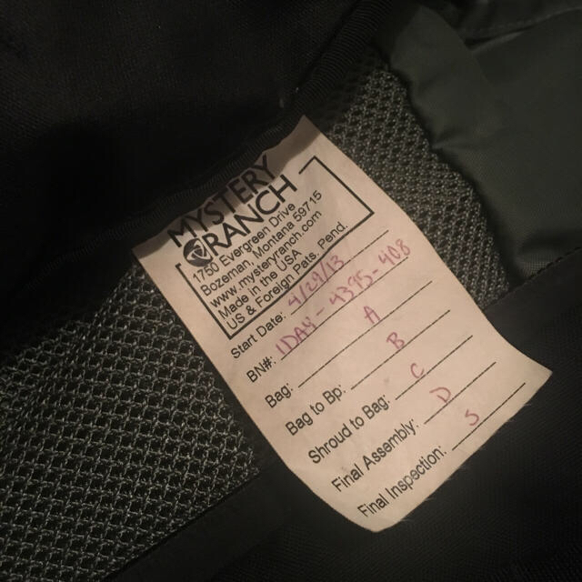 ARC'TERYX(アークテリクス)のMYSTERY RANCH 1DAY ASSALUT レディースのバッグ(リュック/バックパック)の商品写真