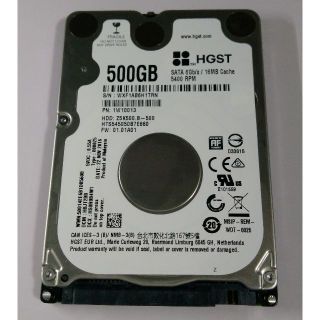 【訳あり】HGST 2.5 HDD HTS545050B7E660 500GB(PCパーツ)