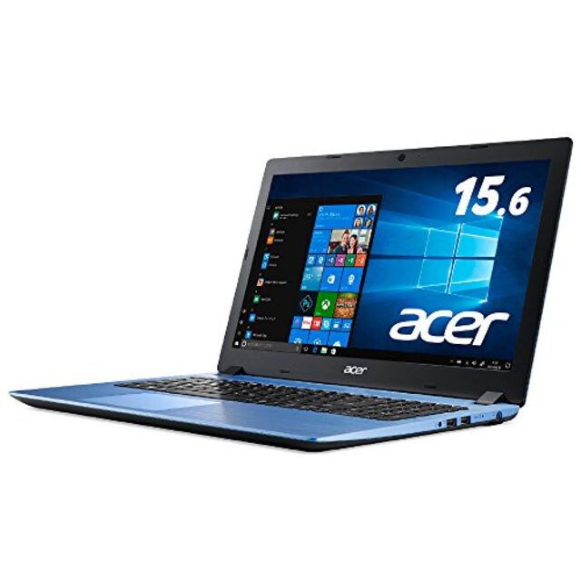 (中古）Acer ノートパソコン Aspire 3 A315-32-N14U/B (Celeron/4GB/256GB SSD/ドライブなし/15.6型/Windows 10/ストーンブルー)