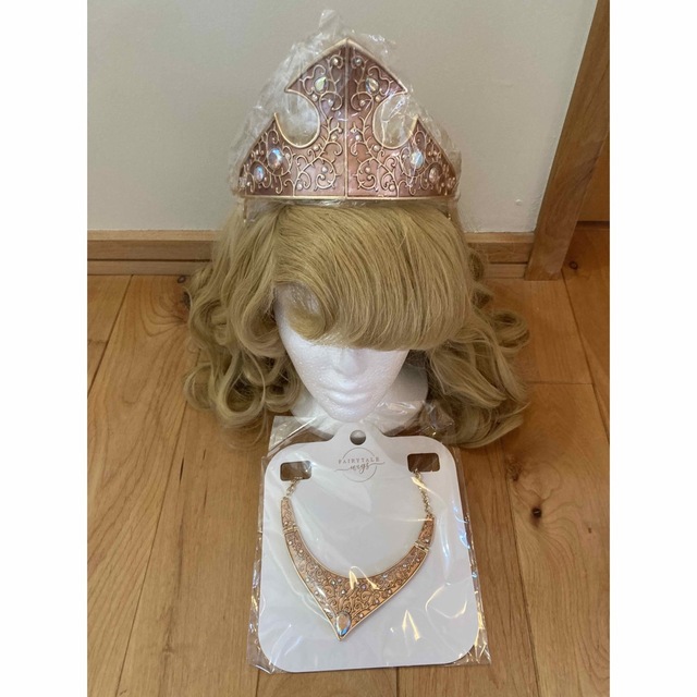 Fairytail wigs オーロラ姫 ティアラ&ネックレス