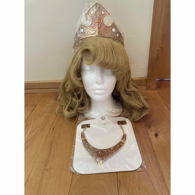 Fairytail wigs オーロラ姫 ティアラ&ネックレス