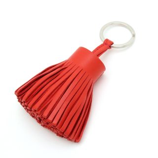 日本早割 美品 エルメス カルメン バッグ チャーム タッセル レザー