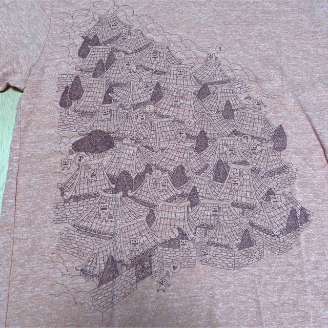 CAMP RYUKYU シーサー　Tシャツ　ピンク メンズのトップス(Tシャツ/カットソー(半袖/袖なし))の商品写真