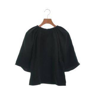 バレンシアガ(Balenciaga)のBALENCIAGA バレンシアガ ブラウス 34(XS位) 黒 【古着】【中古】(シャツ/ブラウス(長袖/七分))