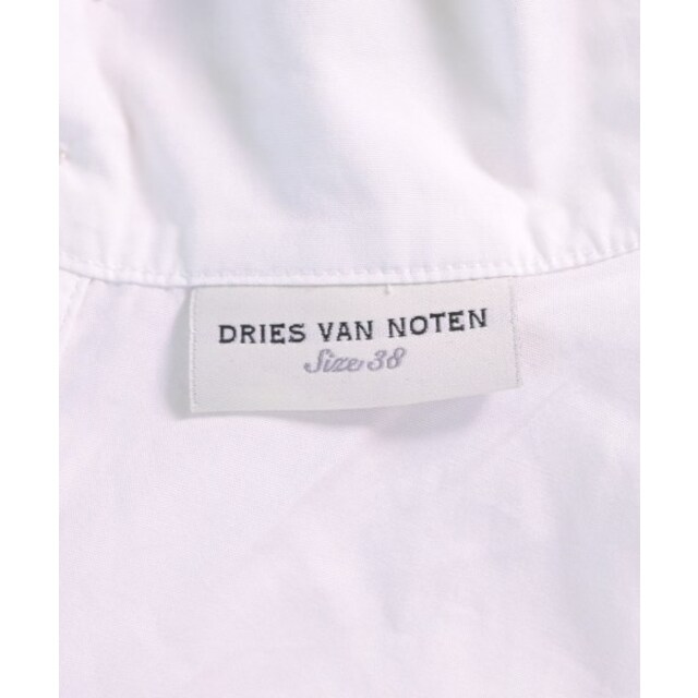 DRIES VAN NOTEN(ドリスヴァンノッテン)のDRIES VAN NOTEN ドリスヴァンノッテン ブラウス 38(S位) 白 【古着】【中古】 レディースのトップス(シャツ/ブラウス(長袖/七分))の商品写真