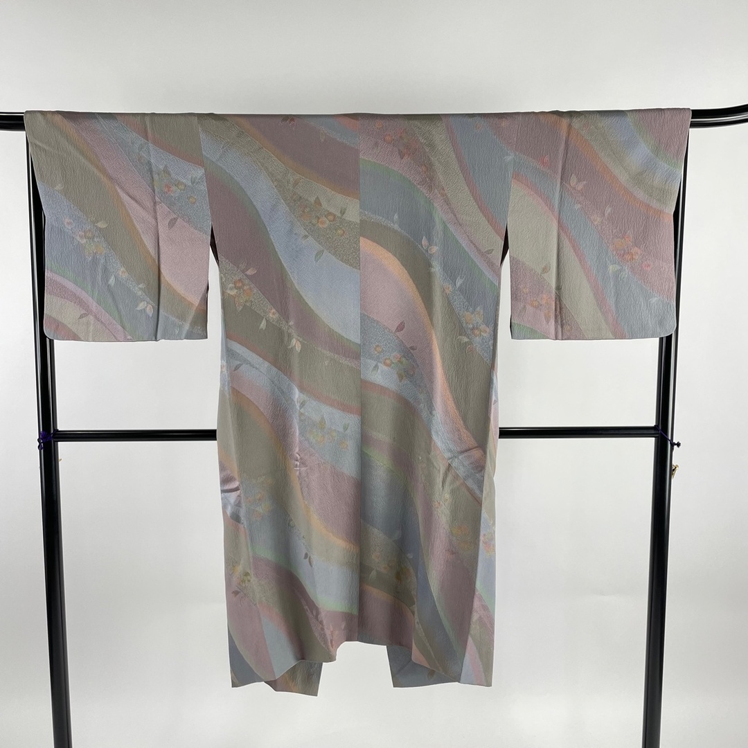 売れ筋】 道中着 美品 名品 身丈114.5cm 裄丈67cm 正絹 【中古】 着物