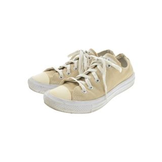 コンバース(CONVERSE)のCONVERSE コンバース スニーカー 23cm ベージュ 【古着】【中古】(スニーカー)