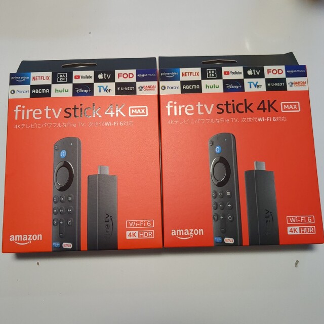 新品未使用　ファイヤースティック4K MAX fireTVstick 2個