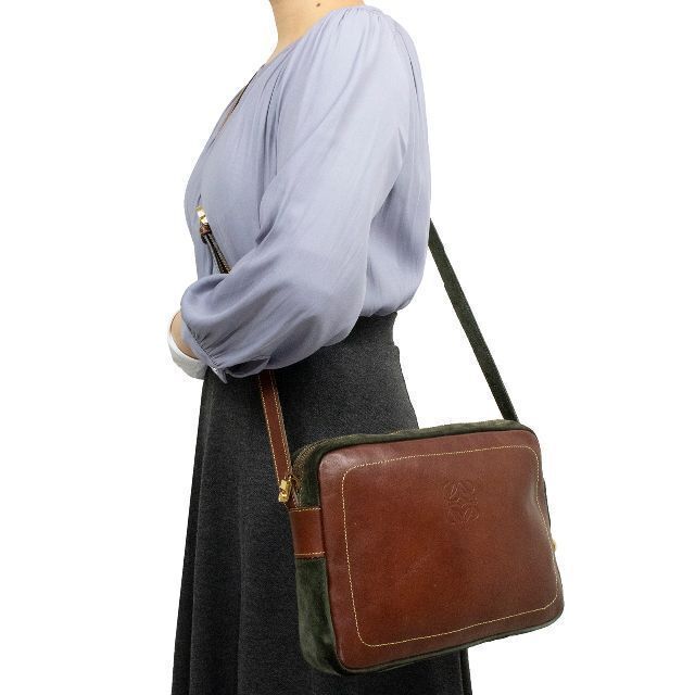 LOEWE - 【全額返金保証・送料無料】ロエベのショルダーバッグ・正規品
