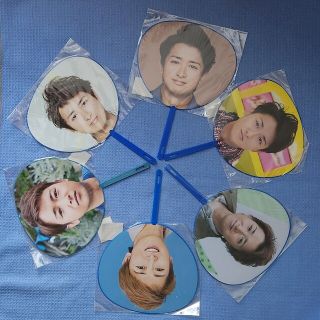 アラシ(嵐)の嵐 大野智　ミニうちわ　6点セット(アイドルグッズ)