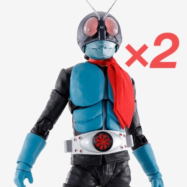 BANDAI - 新品 S.H.Figuarts 真骨彫製法 仮面ライダー旧1号 2体セット
