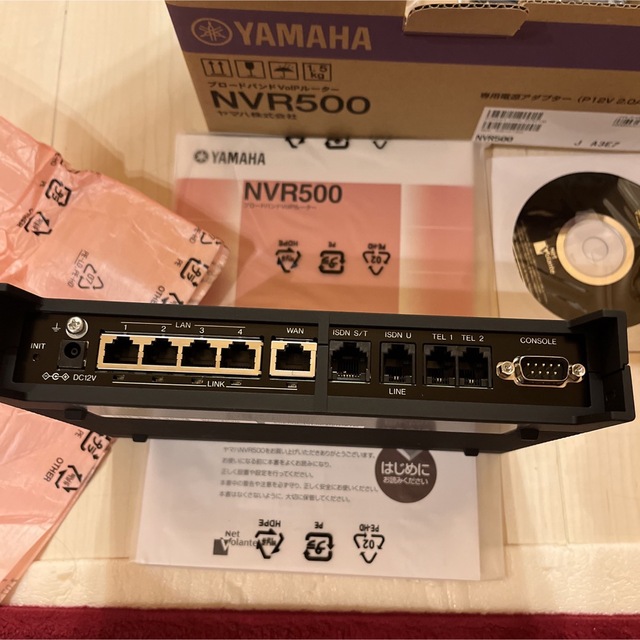 YAMAHAブロードバンドVoIPルーター NVR500 新品 未使用-