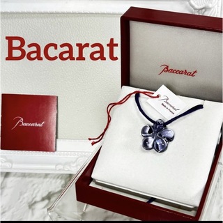 バカラ(Baccarat)の美品　バカラ　Bacarat リリ　クリスタルガラス　ネックレス　ペンダント(ネックレス)