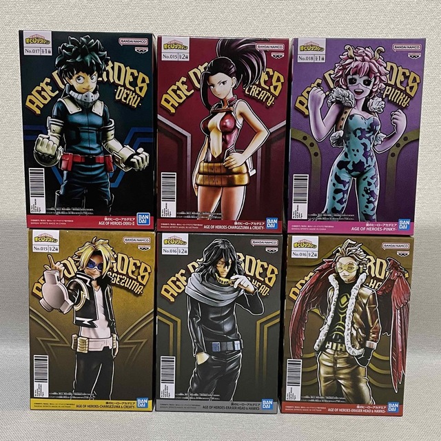 BANDAI - ヒロアカ AGE OF HEROES フィギュア 6点セットの通販 by 