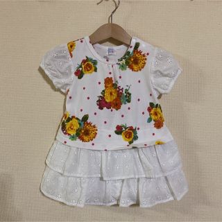 ハッカベビー(hakka baby)の【美品】　hakka baby  ワンピース　80(ワンピース)