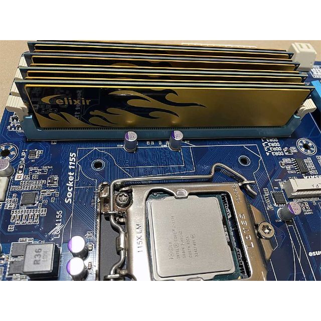 LGA1155マザーボード＋Intel i7-3770＋メモリ16GB 3