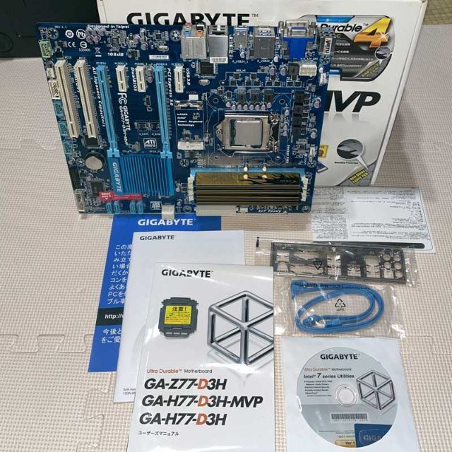 LGA1155マザーボード＋Intel i7-3770＋メモリ16GB 5