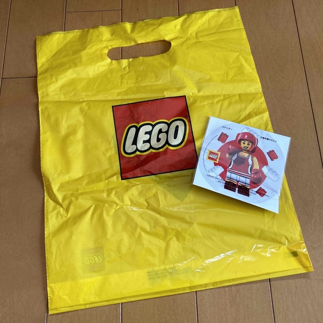 Lego(レゴ)の【未開封】LEGOのステッカーとショップ袋 エンタメ/ホビーのおもちゃ/ぬいぐるみ(その他)の商品写真