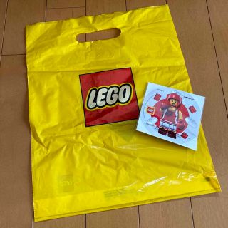 レゴ(Lego)の【未開封】LEGOのステッカーとショップ袋(その他)