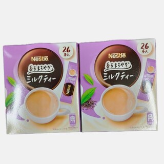 ネスレ(Nestle)のネスカフェ香るまろやかミルクティー2箱【26本入×2】(茶)