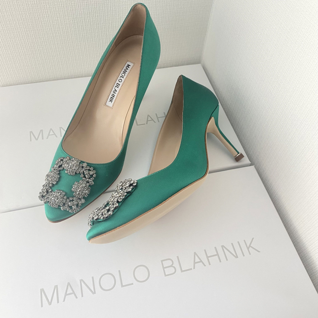 MANOLO BLAHNIK - 【新品】MANOLO BLAHNIK マノロブラニク サテン ...