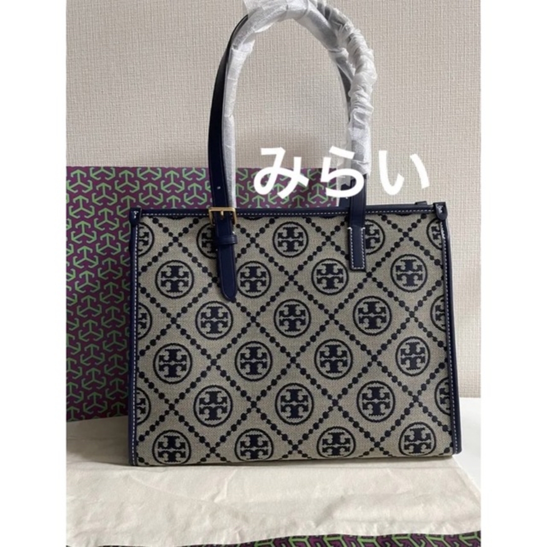 新作TORY BURCH トリーバーチTモノグラム スモール トート