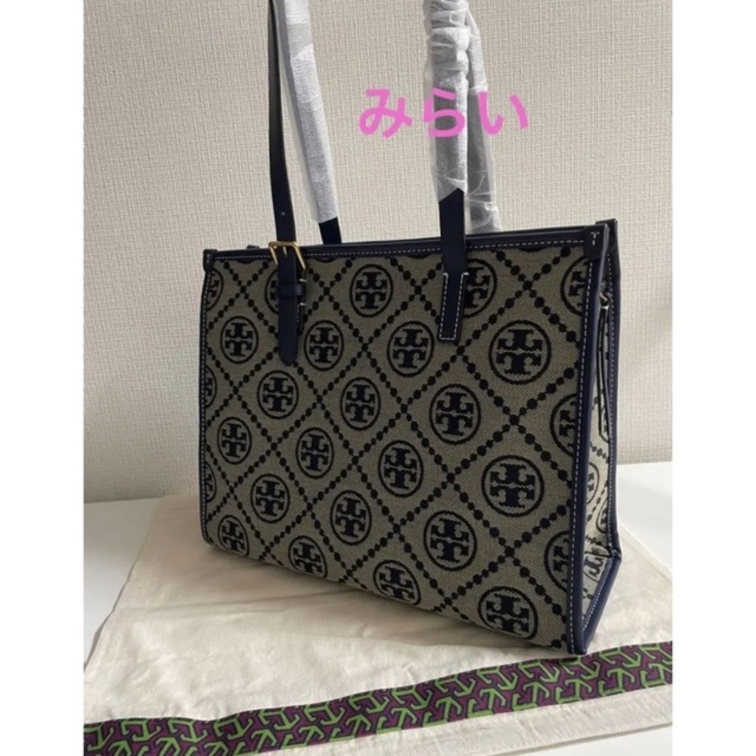 新作TORY BURCH トリーバーチTモノグラム スモール トート