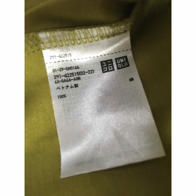 UNIQLO(ユニクロ)のコットンロングTワンピース　半袖　ユニクロ　S レディースのワンピース(ロングワンピース/マキシワンピース)の商品写真