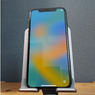 アイフォーン(iPhone)のiphone x 256g スペースグレイ【難あり】(スマートフォン本体)