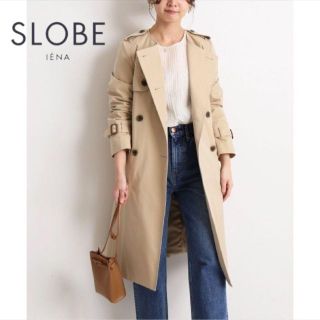 SLOBE IENA - SLOBE IENA トレンチコート スプリングコート ベージュ