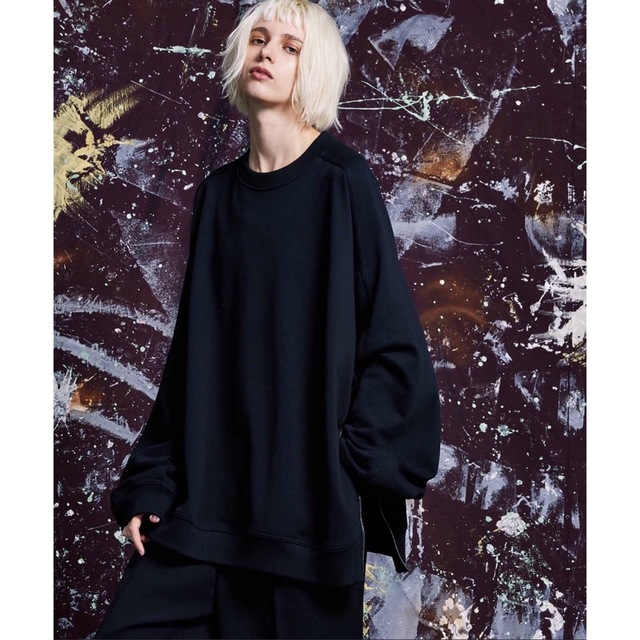 完売！ MAISON SPECIAL ヘビーウェイトスウェット 2 BLACK