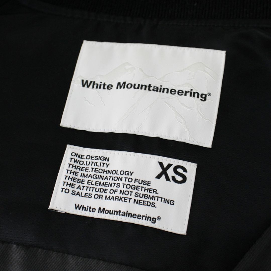 激安をお選 White Mountaineering ホワイトマウンテニアリング ボアコントラストボンバージャケット XS/ネイビー ブラック【2400013334679】