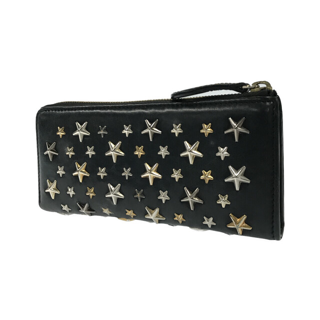 ジミーチュウ JIMMY CHOO L字ファスナー長財布 スター レディース - 財布