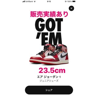 ナイキ(NIKE)のAIR JORDAN エアジョーダン1 NEXT CHAPTER 23.5cm(スニーカー)